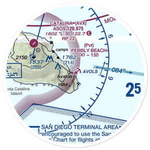 Pebbly Beach Seaplane Base Helipad (L11) VFR Sectional Sticker (20 mile)