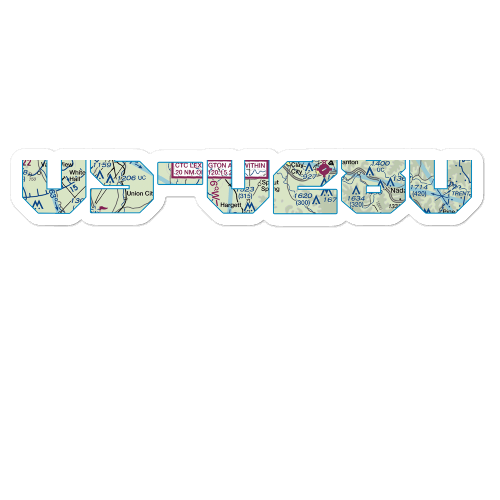 Irvine Airport (E17) VFR Sectional Sticker 