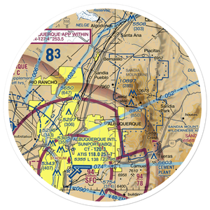 Coronado Airport (4AC) VFR Sectional Sticker (30 mile)