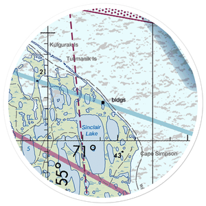 Cape Simpson (A40) VFR Sectional Sticker (20 mile)
