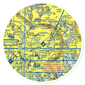 DeKalb Peachtree Heliport (Z21) VFR Sectional Sticker (30 mile)