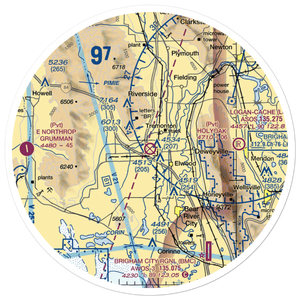 Tremonton Municipal Airport (U27) VFR Sectional Sticker (30 mile)