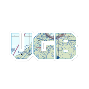 Ugashik Bay Airport (UGB) VFR Sectional Sticker