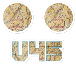 Graham US Forest Service Airport (U45) VFR Sectional Sticker Pack