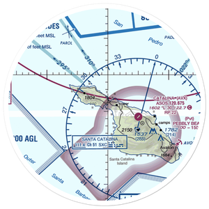 Two Harbors Amphibious Terminal (TWH) VFR Sectional Sticker (30 mile)