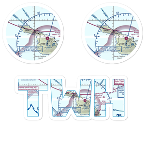 Two Harbors Amphibious Terminal (TWH) VFR Sectional Sticker Pack