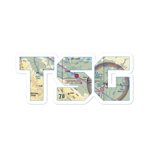 Tanacross Airport (TSG) VFR Sectional Sticker