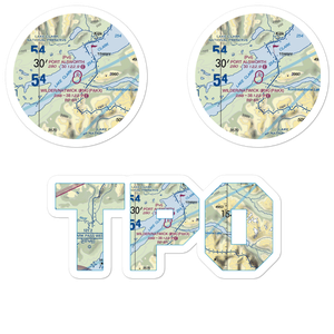 Port Alsworth Airport (TPO) VFR Sectional Sticker Pack