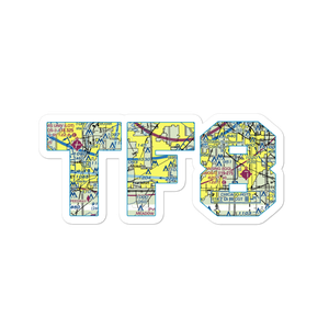 Tinley Park Helistop (TF8) VFR Sectional Sticker