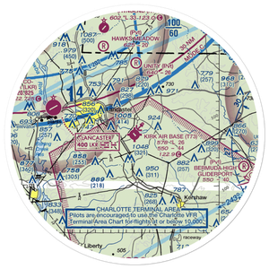 Kirk Air Base (T73) VFR Sectional Sticker (30 mile)