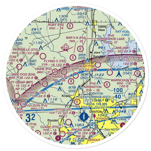 Ironhead Airport (T58) VFR Sectional Sticker (30 mile)
