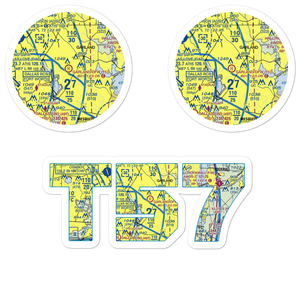 Garland/Dfw Heloplex Heliport (T57) VFR Sectional Sticker Pack