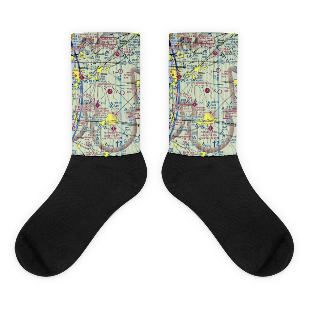 Poetry Landing Airport (T33) VFR Sectional Socks 