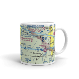 Sudden Stop Airport (T32) VFR Sectional  Mug