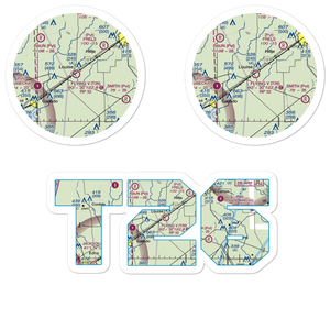 Flying V Ranch Airport (T26) VFR Sectional Sticker Pack