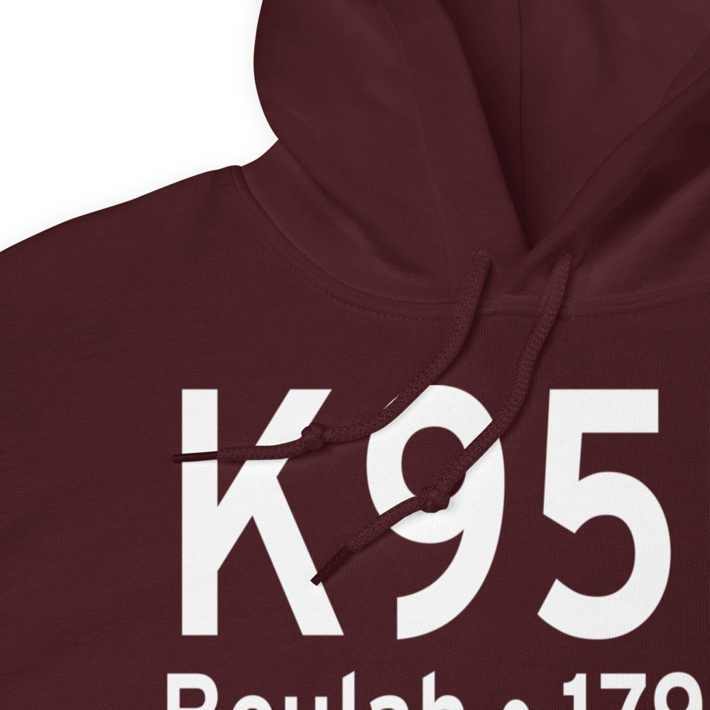 Beulah Airport (K95D) ICAO Hoodie Sweatshirt 