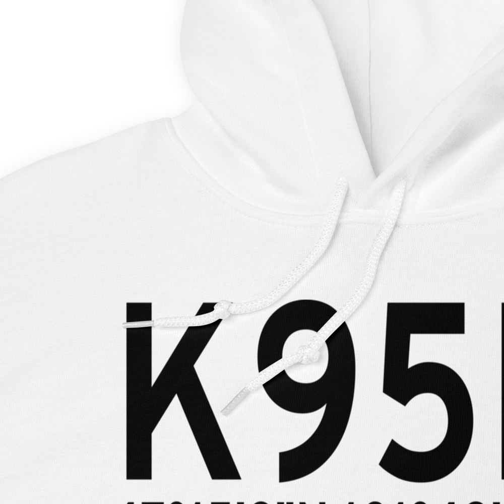 Beulah Airport (K95D) ICAO Hoodie Sweatshirt 