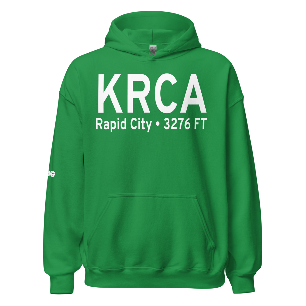 Ellsworth Air Force Base (KRCA) ICAO Hoodie Sweatshirt 