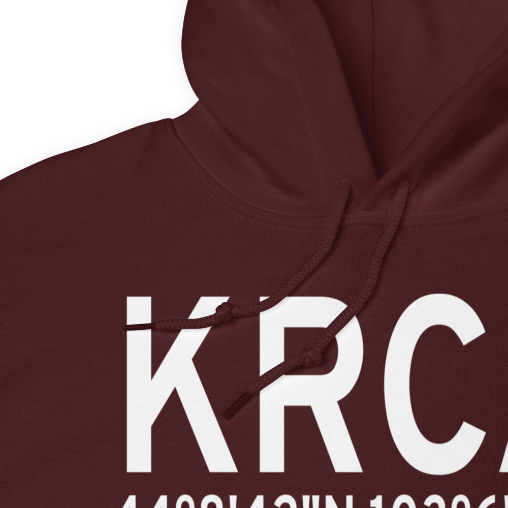 Ellsworth Air Force Base (KRCA) ICAO Hoodie Sweatshirt 