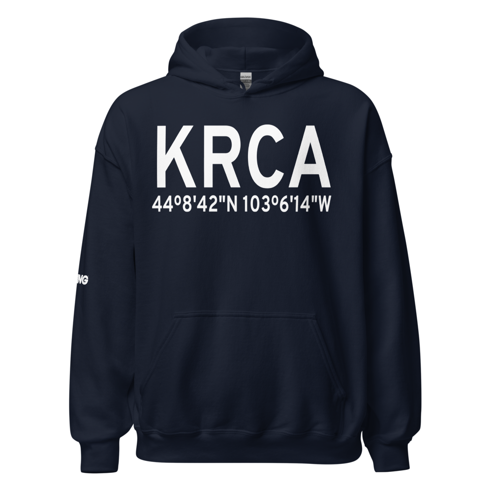 Ellsworth Air Force Base (KRCA) ICAO Hoodie Sweatshirt 
