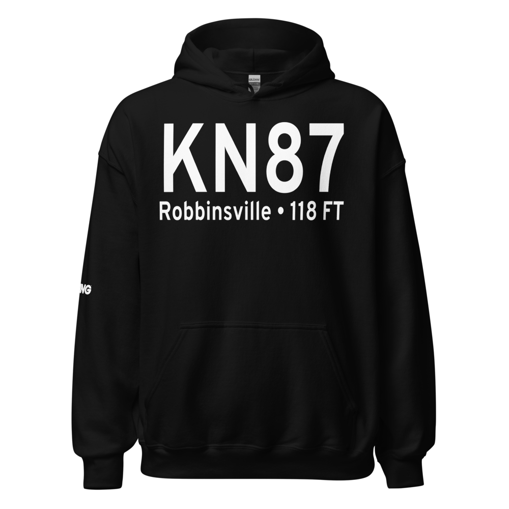 Trenton Robbinsville Airport (KN87) ICAO Hoodie Sweatshirt 