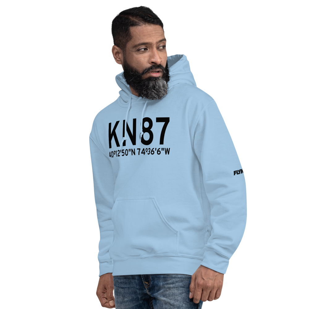 Trenton Robbinsville Airport (KN87) ICAO Hoodie Sweatshirt 