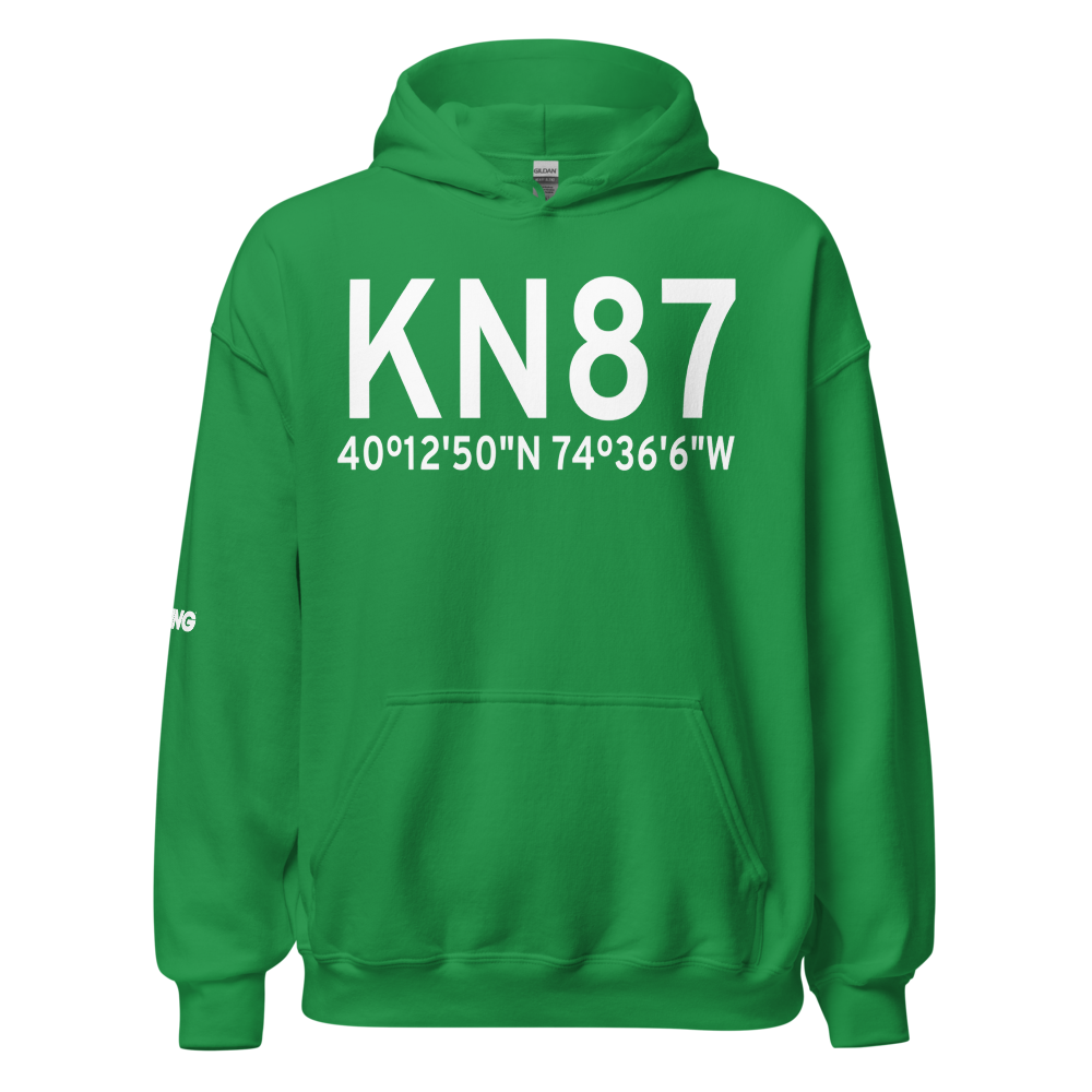 Trenton Robbinsville Airport (KN87) ICAO Hoodie Sweatshirt 