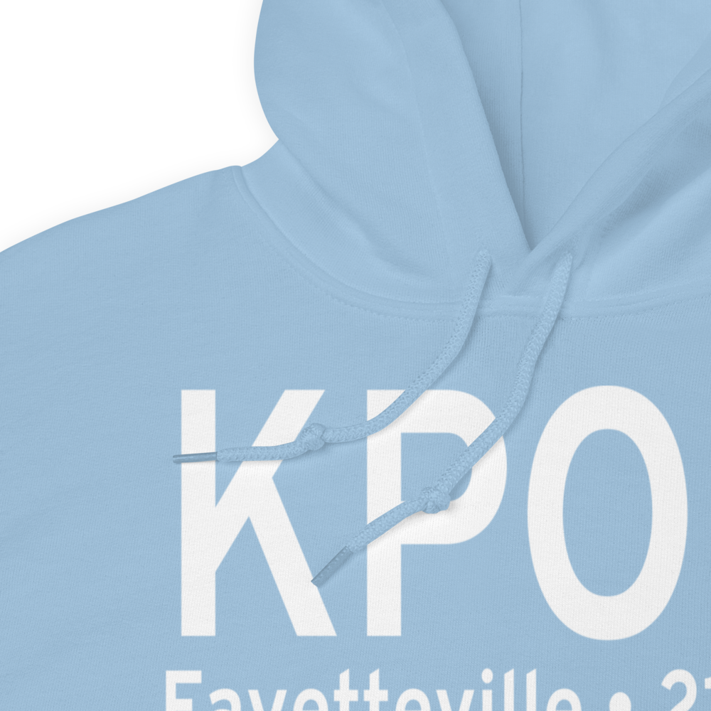 Pope Field (KPOB) ICAO Hoodie Sweatshirt 