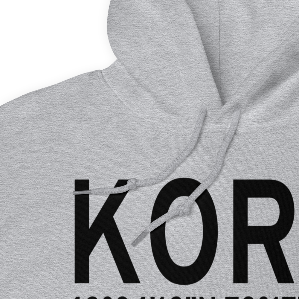 Orange Municipal Airport (KORE) ICAO Hoodie Sweatshirt 