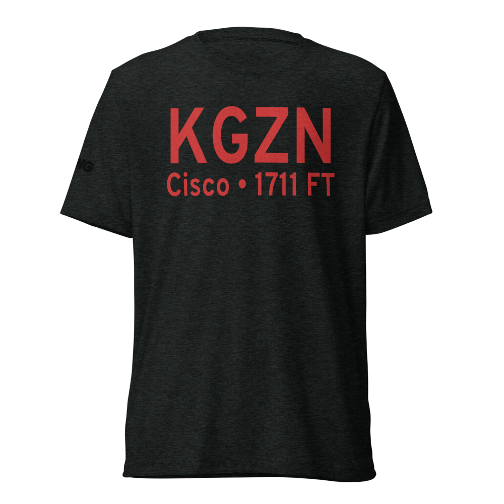 Gregory M. Simmons Memorial Airport (KGZN) ICAO Tri-blend T-Shirt 