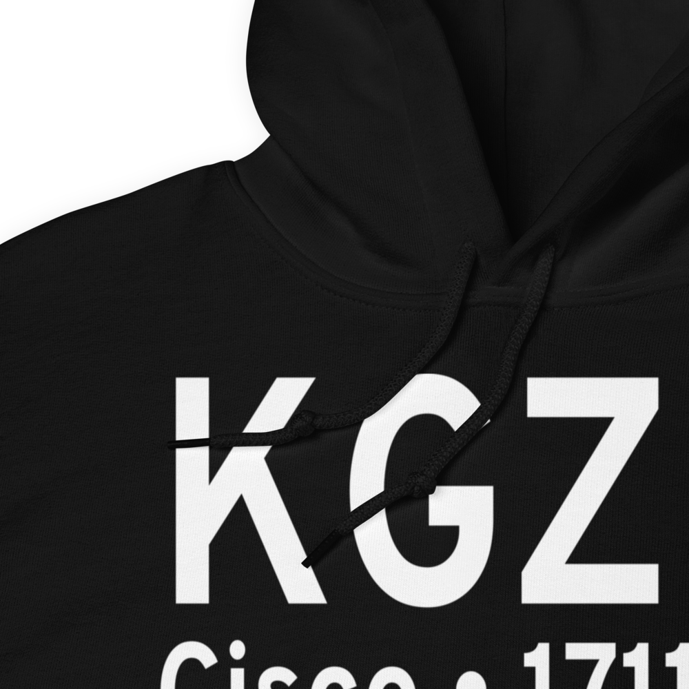Gregory M. Simmons Memorial Airport (KGZN) ICAO Hoodie Sweatshirt 