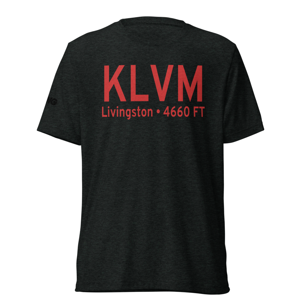 Mission Field (KLVM) ICAO Tri-blend T-Shirt 