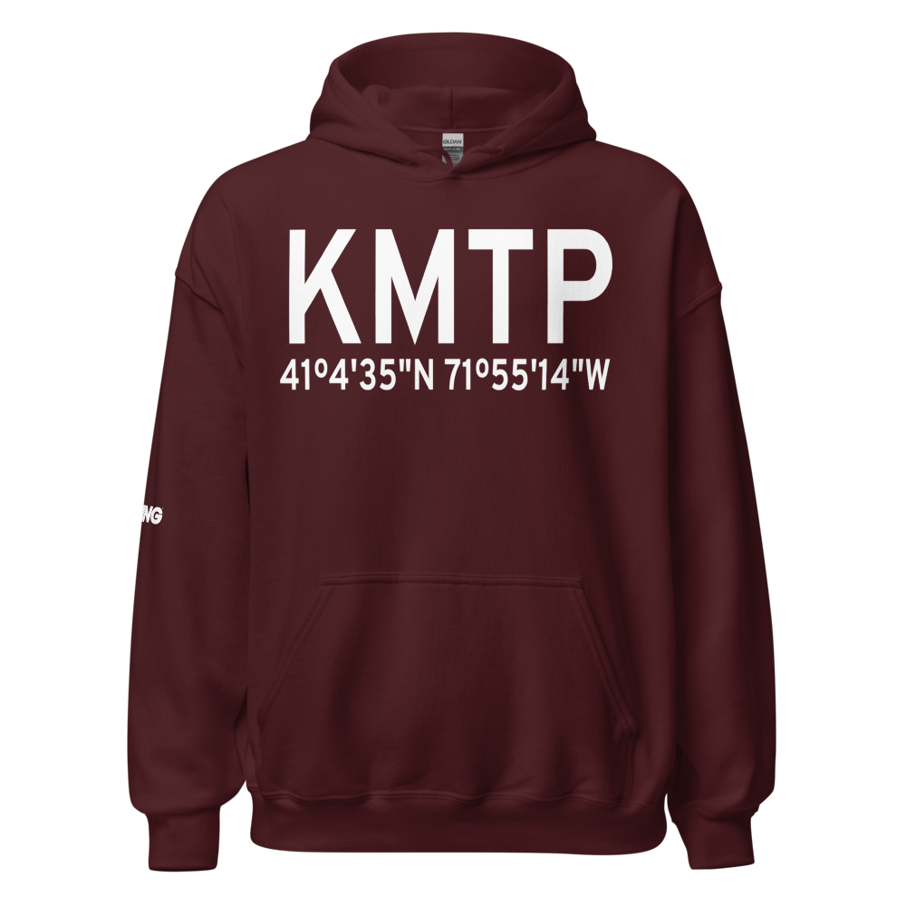 Montauk Airport (KMTP) ICAO Hoodie Sweatshirt 