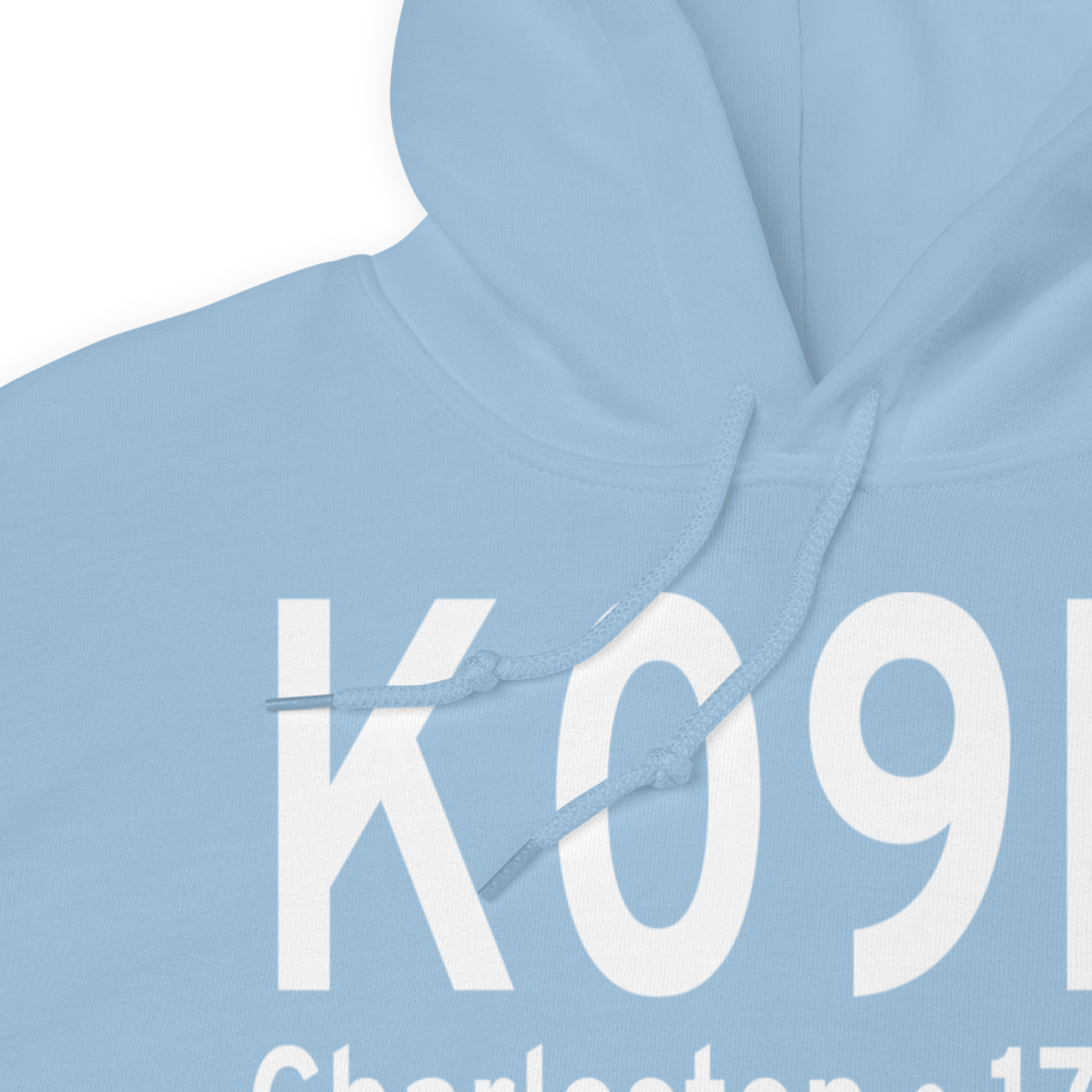 Charleston Municipal Airport (K09M) ICAO Hoodie Sweatshirt 