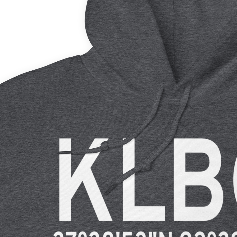 Floyd W. Jones Lebanon Airport (KLBO) ICAO Hoodie Sweatshirt 