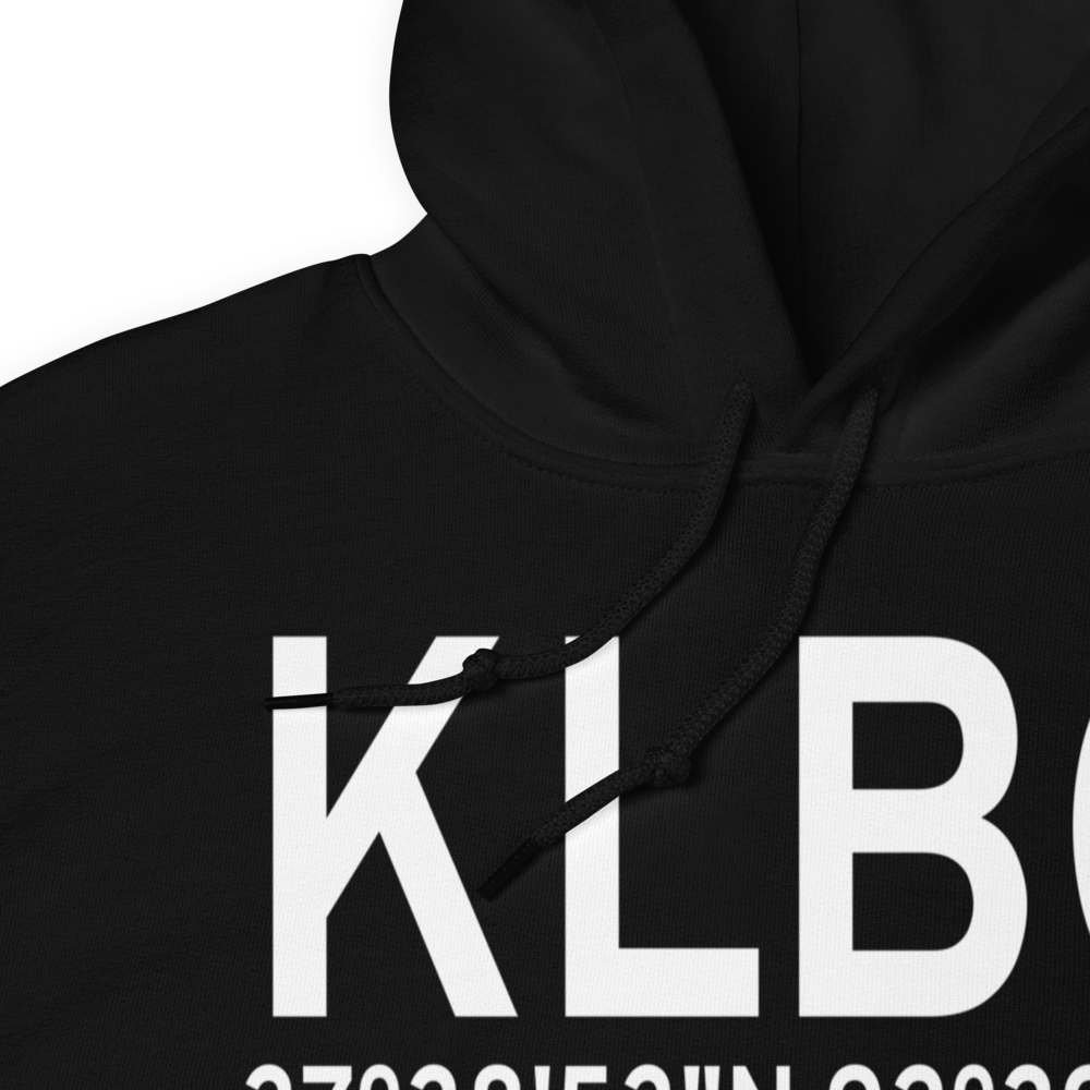 Floyd W. Jones Lebanon Airport (KLBO) ICAO Hoodie Sweatshirt 