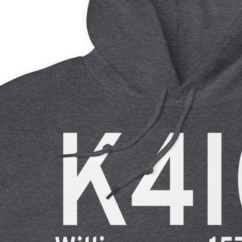 Mingo County Airport (K4I0) ICAO Hoodie Sweatshirt 
