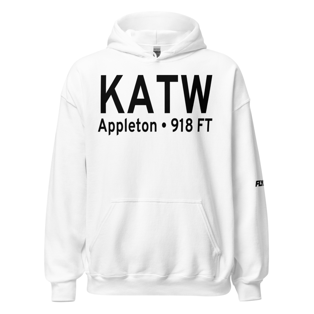 Appleton International Airport (KATW) ICAO Hoodie Sweatshirt 