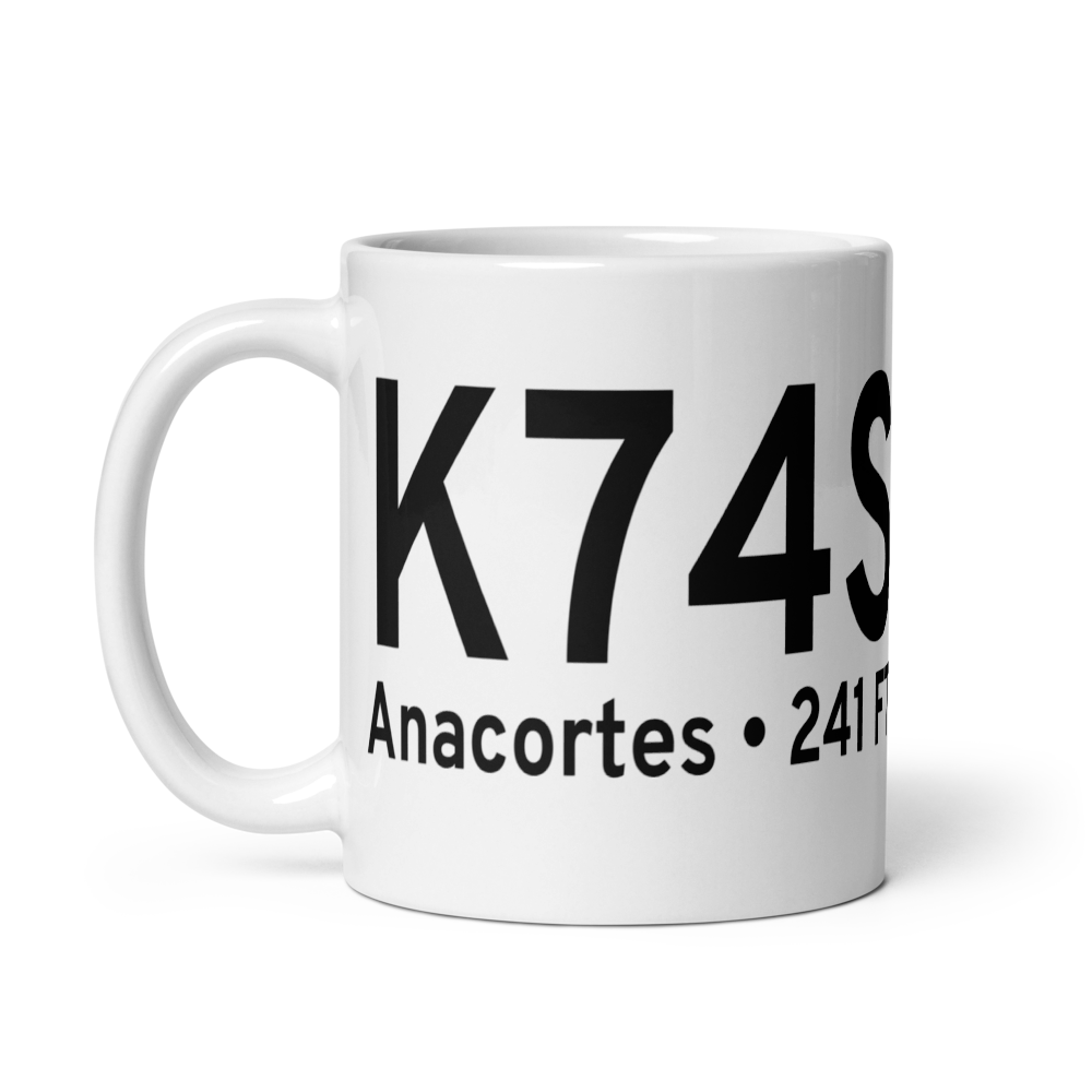 Anacortes Airport (K74S) ICAO Mug 