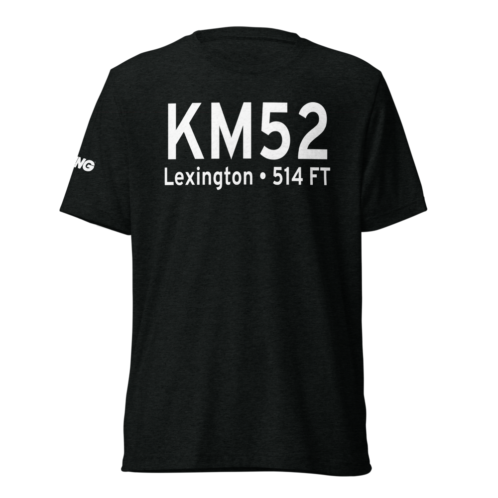 Franklin Wilkins Airport (KM52) ICAO Tri-blend T-Shirt 