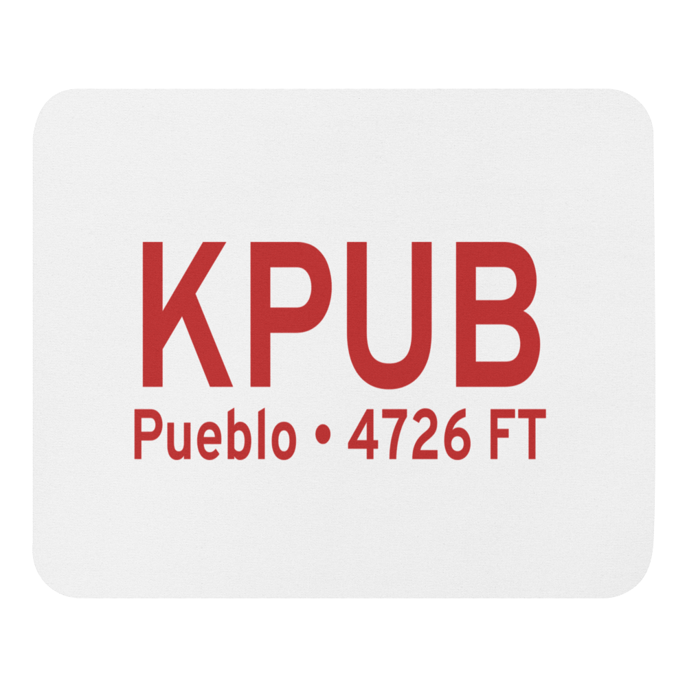 Pueblo Memorial Airport (KPUB) ICAO  Mouse Pad 