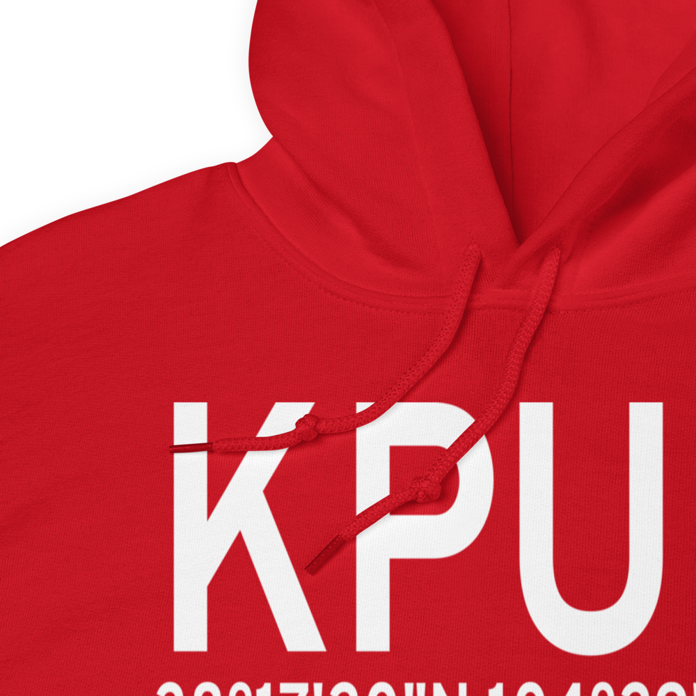 Pueblo Memorial Airport (KPUB) ICAO Hoodie Sweatshirt 