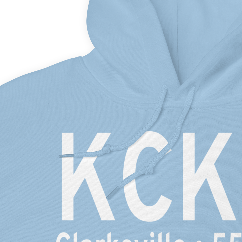 Clarksville–Montgomery County Regional Airport (KCKV) ICAO Hoodie Sweatshirt 