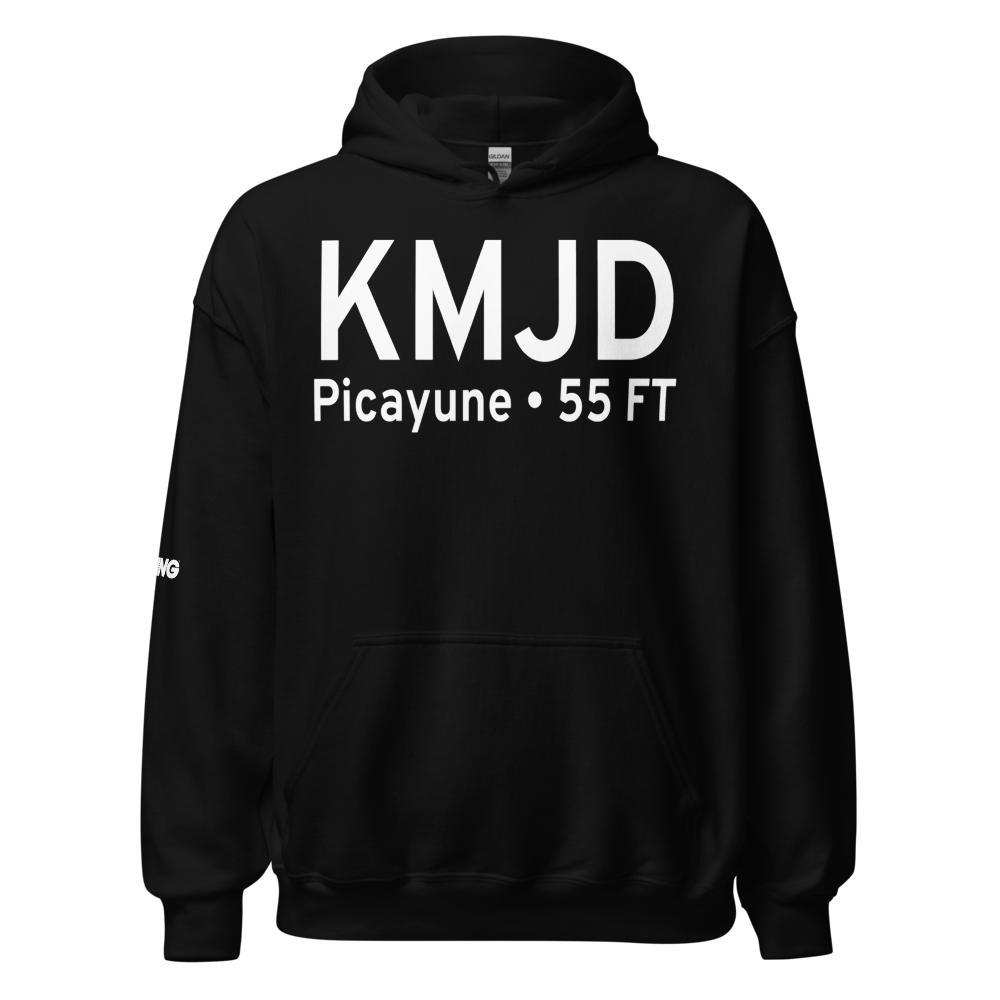 Picayune Municipal Airport (KMJD) ICAO Hoodie Sweatshirt 