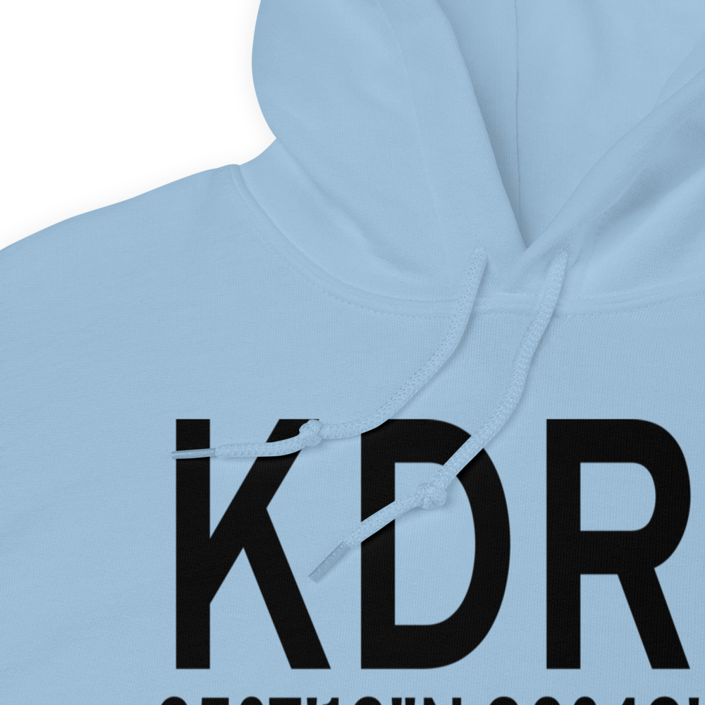 Delta Regional Airport (KDRP) ICAO Hoodie Sweatshirt 
