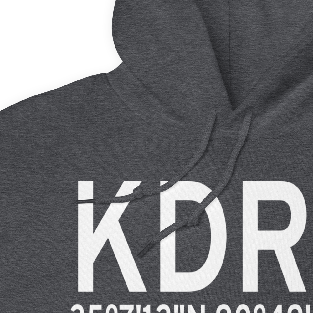 Delta Regional Airport (KDRP) ICAO Hoodie Sweatshirt 
