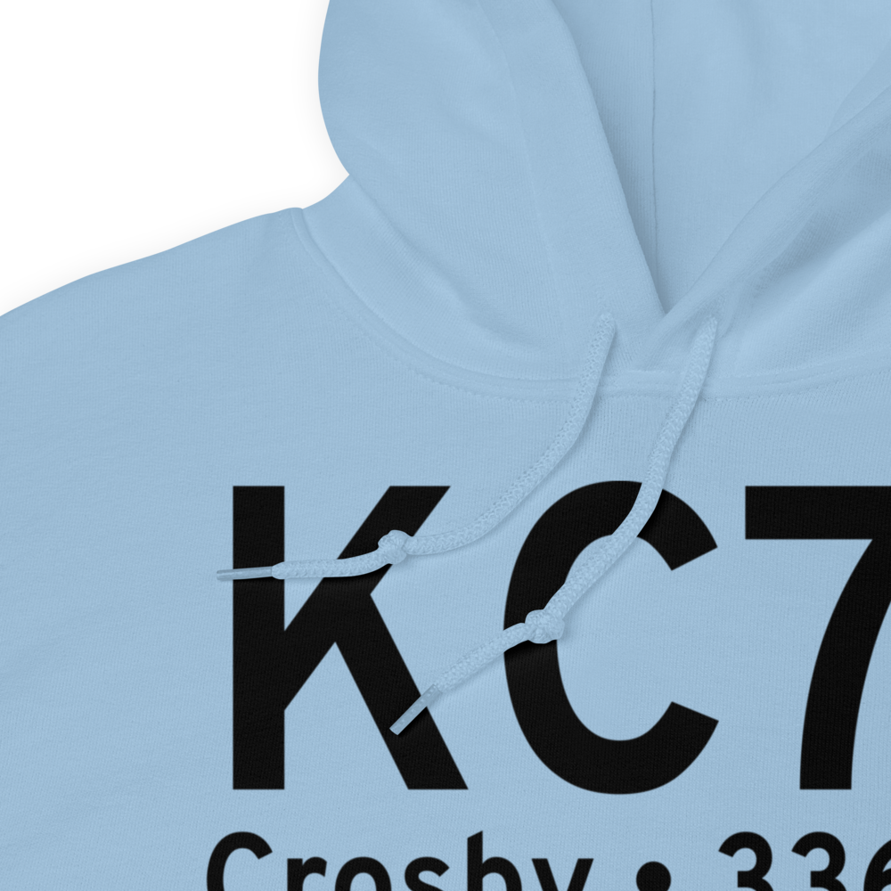 Crosby Municipal Airport (KC71) ICAO Hoodie Sweatshirt 