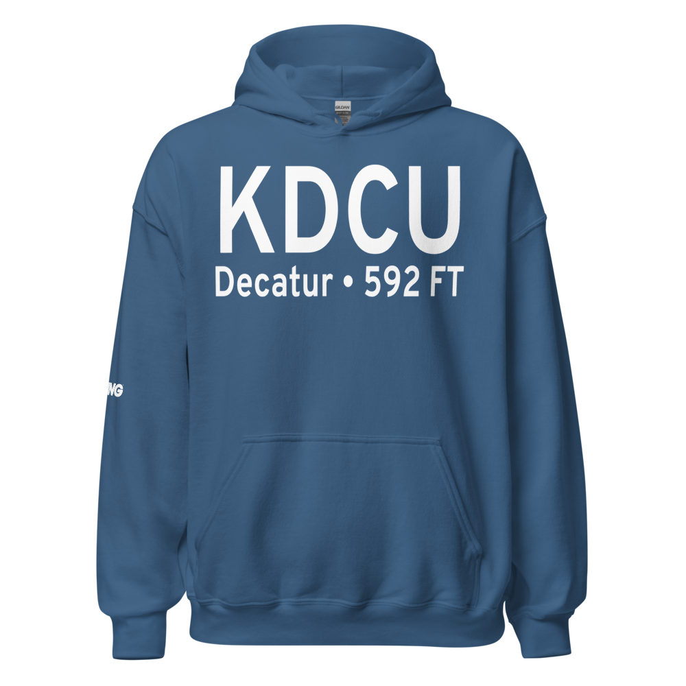 Pryor Field Regional Airport (KDCU) ICAO Hoodie Sweatshirt 