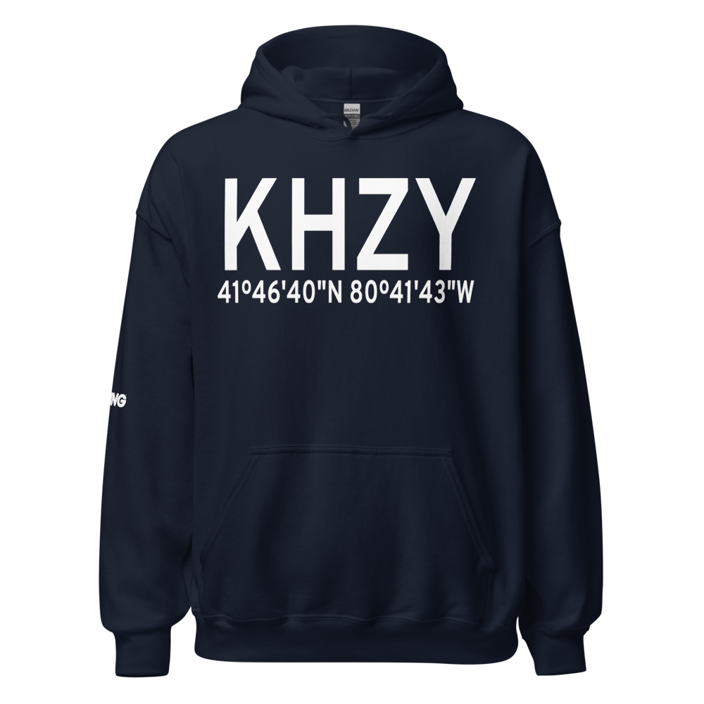 Northeast Ohio Regional Airport (KHZY) ICAO Hoodie Sweatshirt 