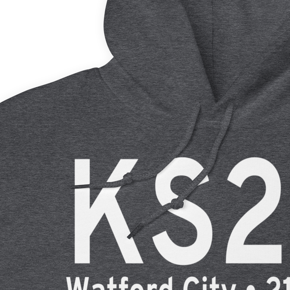 Watford City Municipal Airport (KS25) ICAO Hoodie Sweatshirt 